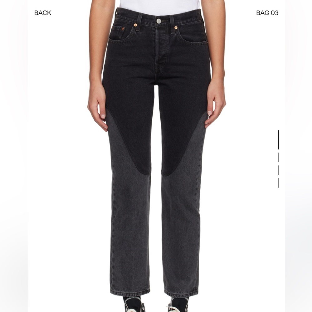 Levi's Black 501 Original Chaps Jeans